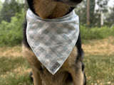 Blue Gingham Bandana